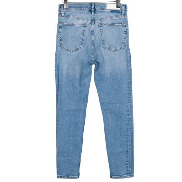 Re/Done 90s High-Rise Ankle Crop Jeans in Light Stone. Size 28 - Picture 3 of 9
